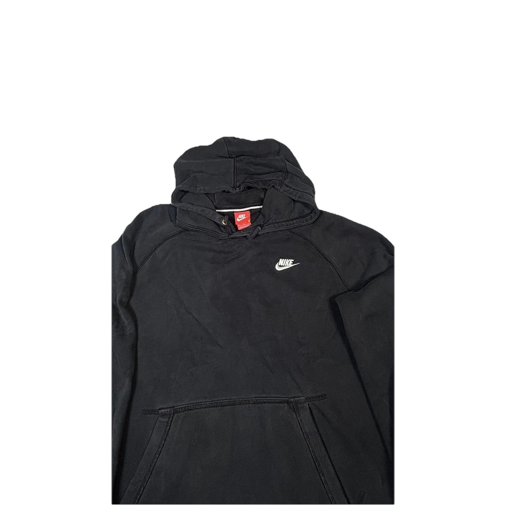 Nike Sportswear Hoodie Mens XL Black Pullover‎ Fleece Swoosh Logo Athletic